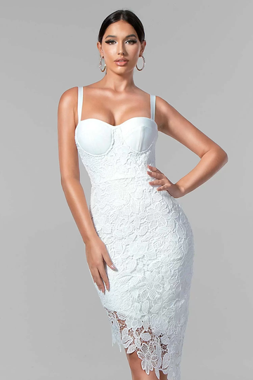 Secret Love Lace Bandage Bustier Dress | Dress In Beauty