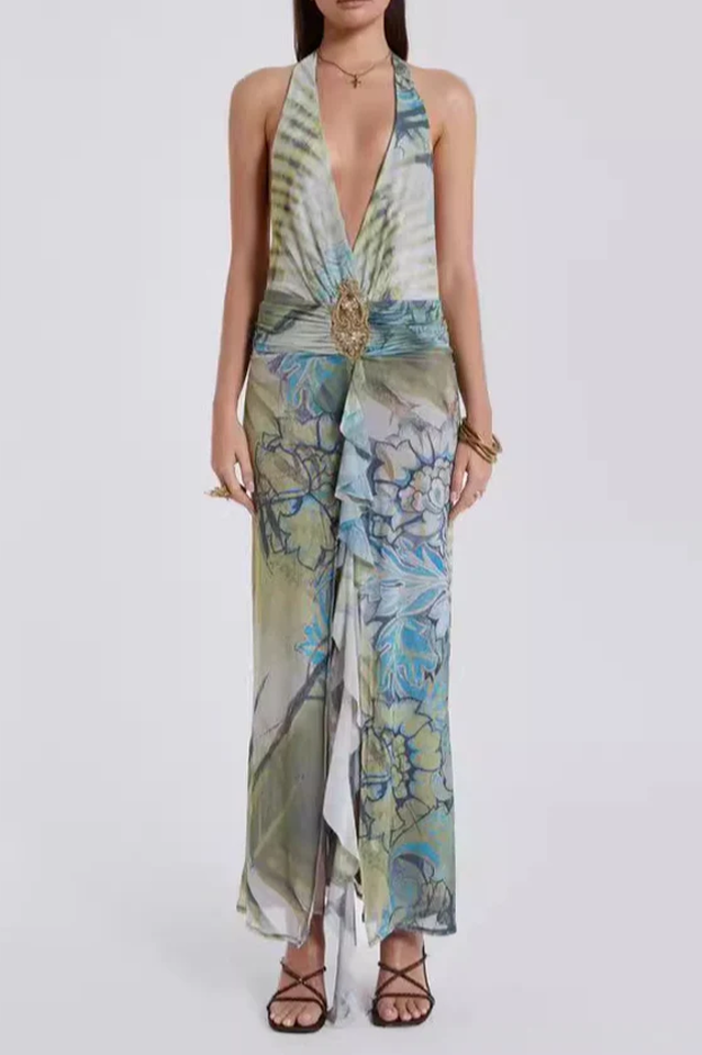 Cindy Plunge Maxi Dress | Dress In Beauty