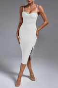 Strappy Drill Chain Midi Bandage Dress | Dress In Beauty