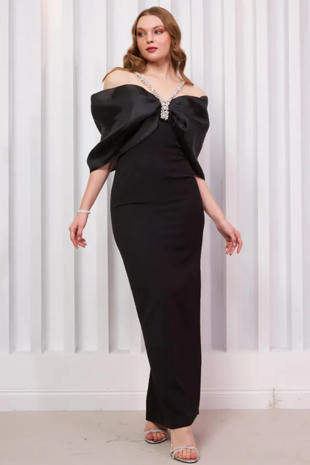 Josie Black Bandage Maxi Dress | Dress In Beauty