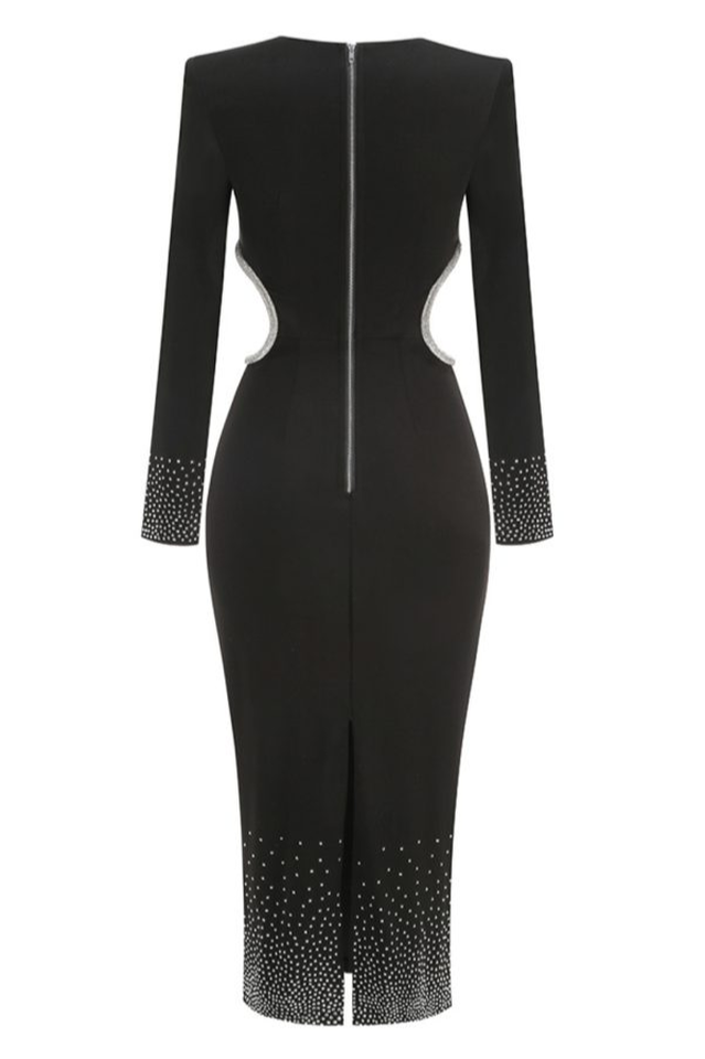Bindi Cut Out Embellished Midi Dress | Dress In Beauty