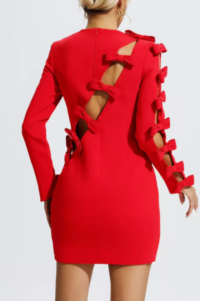 Adrien Hollow Out Bow Dress | Dress In Beauty