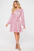 Sequin Dress With Puff Sleeves | Dress In Beauty