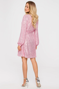 Sequin Dress With Puff Sleeves | Dress In Beauty