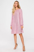 Sequin Dress With Puff Sleeves | Dress In Beauty