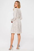 Sequin Dress With Puff Sleeves | Dress In Beauty