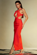 Rebekah Hot Red Dress | Dress In Beauty