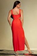 Rebekah Hot Red Dress | Dress In Beauty