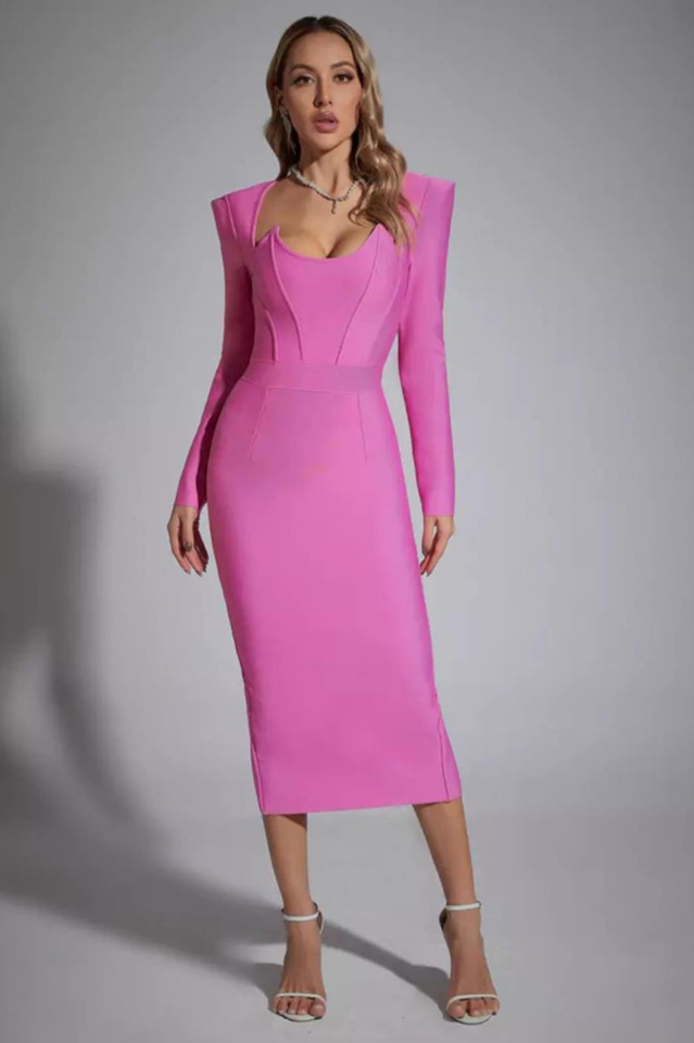 Delilah Bandage Midi Dress | Dress In Beauty