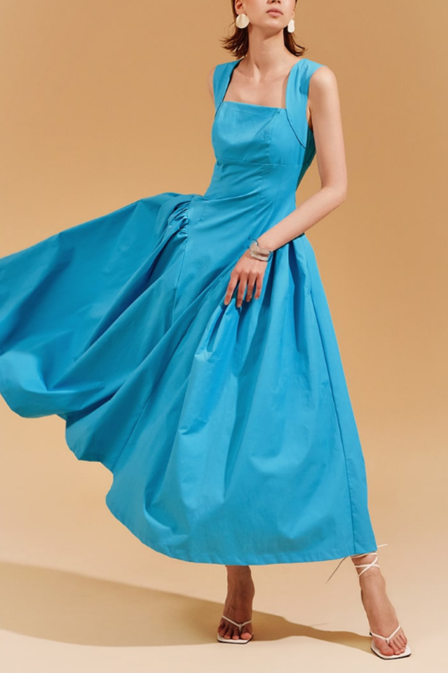 Anna Square Neck Midi Dress | Dress In Beauty