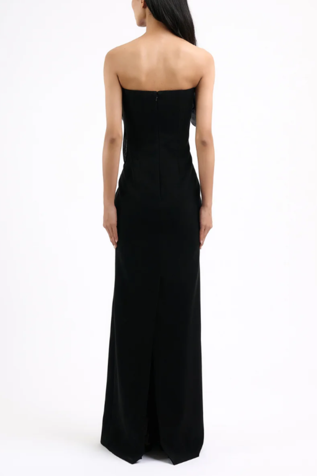 The Ruffle Wave Column Gown | Dress In Beauty