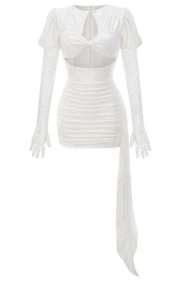 Myra Cutout Draped Mini Dress | Dress In Beauty