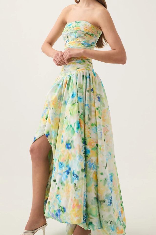 Violette Bubble Hem Maxi Dress | Dress In Beauty