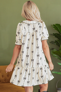 Grace Frill Bow Mini Dress | Dress In Beauty