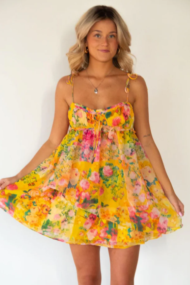 Madison Floral Mini Dress | Dress In Beauty