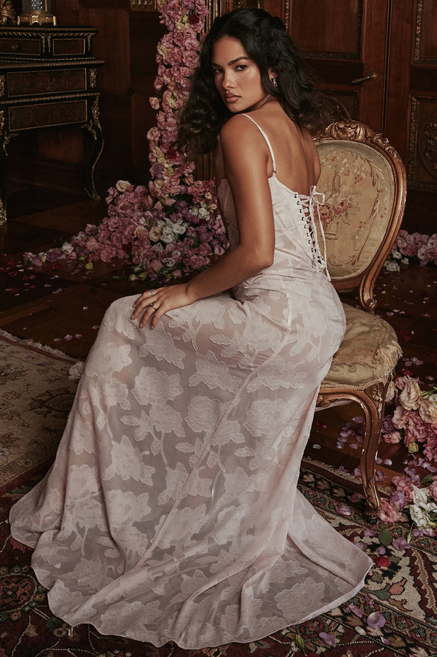 Serena Vintage Black Printed Maxi Dress | Dress In Beauty