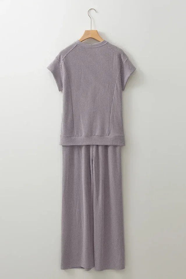 Women's Knit Lounge Set - View 10 | WEUXS
