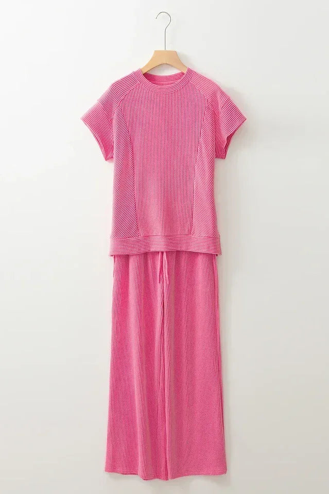 Women's Knit Lounge Set - View 13 | WEUXS