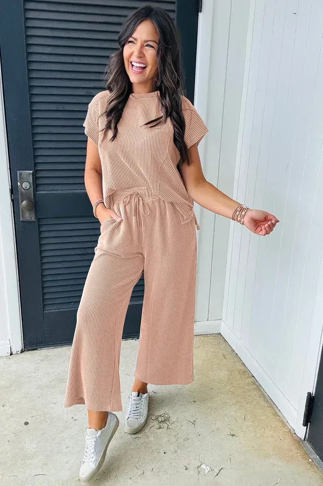 Women's Knit Lounge Set - View 15 | WEUXS