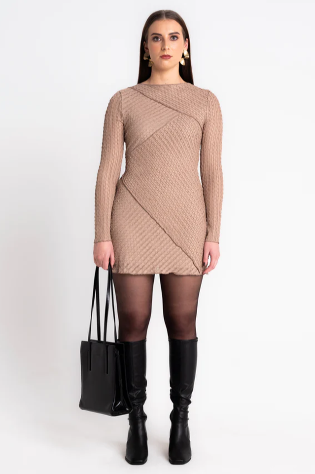 Celaena Long-Sleeve Mini Dress | Dress In Beauty