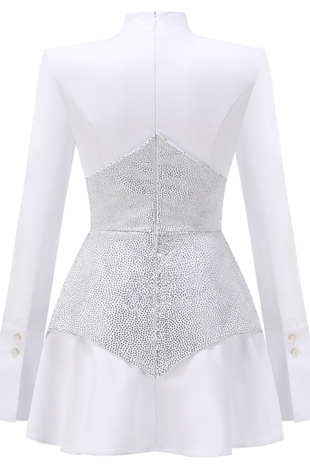 Keilani Red Long Sleeve Mini Dress | Dress In Beauty