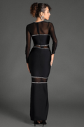 Boyle Black Mesh Bandage Dress | Dress In Beauty