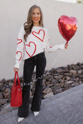 Luxe Love Viscose Heart Sweater | Dress In Beauty