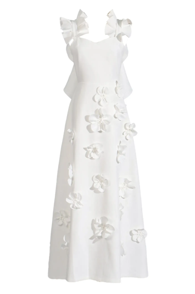 Ansel White Flower Slip Dress | Dress In Beauty
