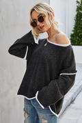 Crew Neck Pullover Long Sleeve Sweater | Dress In Beauty