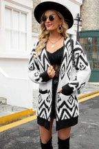 Argyle Longline Cardigan - View 8 | WEUXS