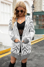 Argyle Longline Cardigan - View 11 | WEUXS