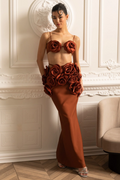 Irma Flower Bandage Skirt Set | Dress In Beauty