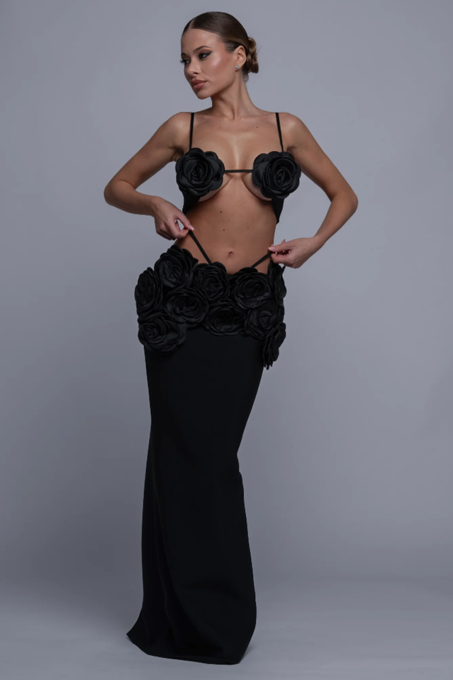 Irma Flower Bandage Skirt Set | Dress In Beauty