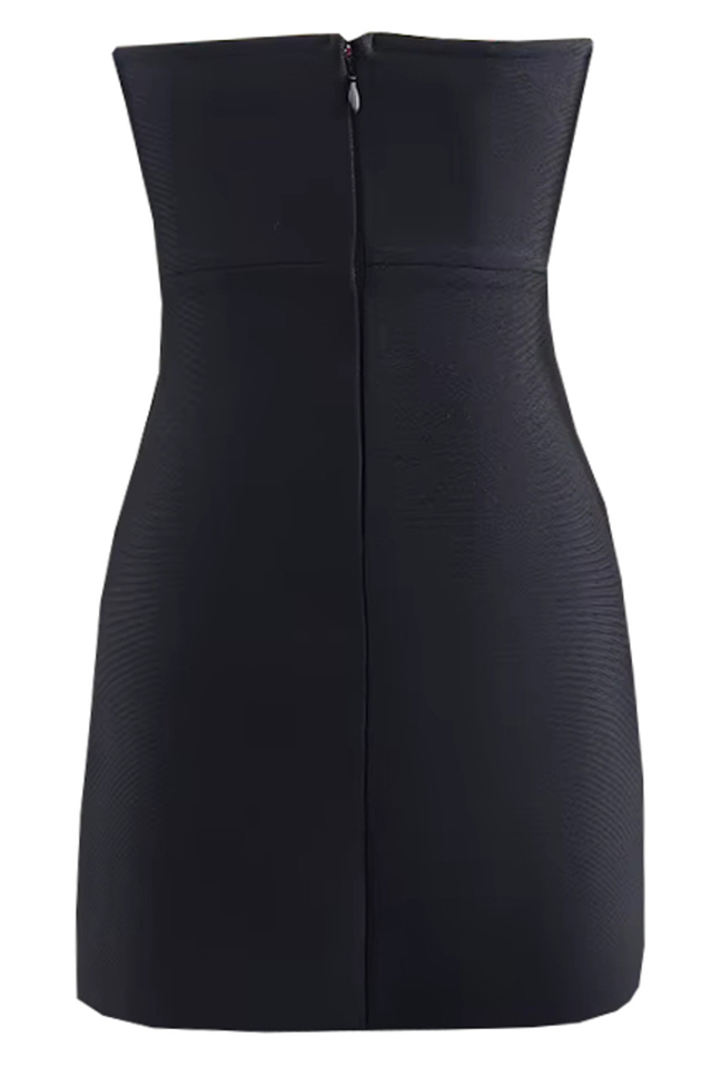 Strapless Sequined Bandage Mini Dress | Dress In Beauty