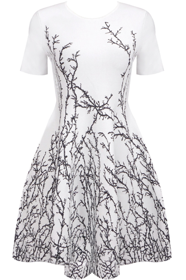 Short Sleeve A Line Dress | Dress In Beauty