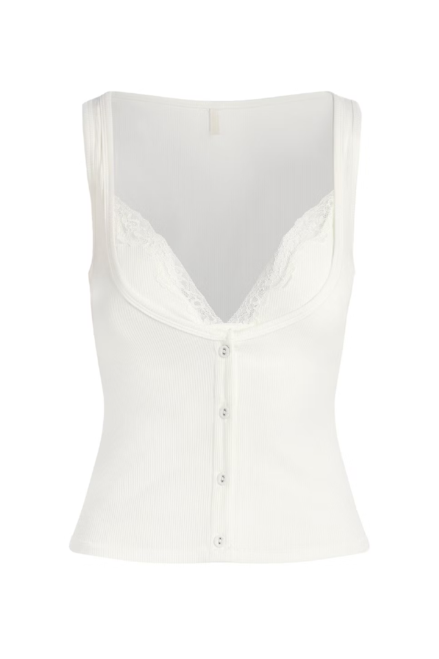 SKIMS Tank With Bralette | Dress In Beauty