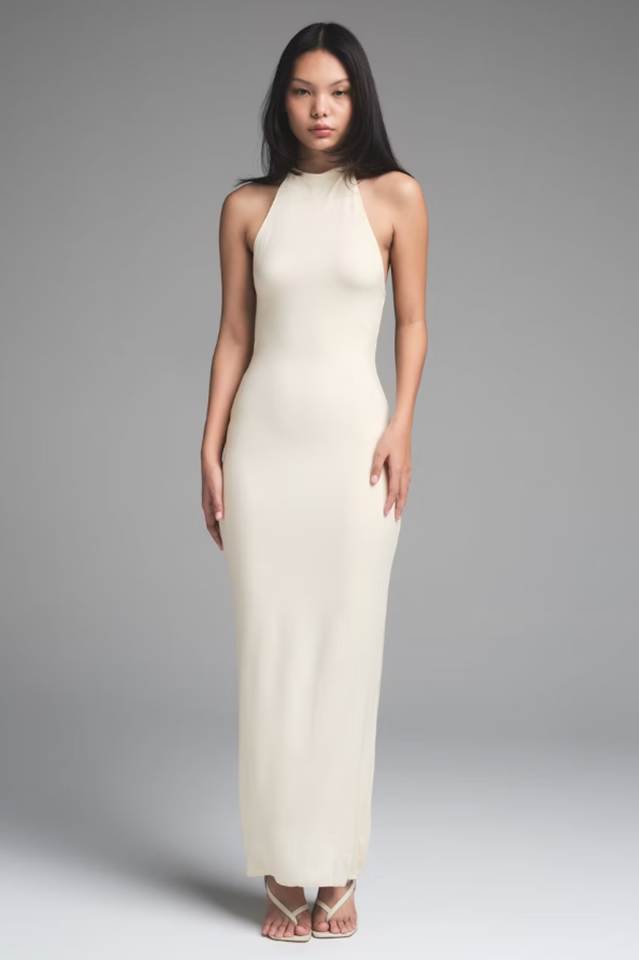 SKIMS Halter Long Dress | Dress In Beauty