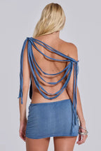 Route 66 Studded Backless Dress - WEUXS