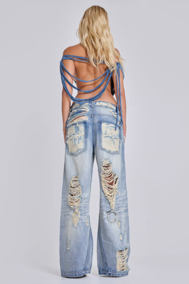 Route 66 Studded Backless Dress | Dress In Beauty