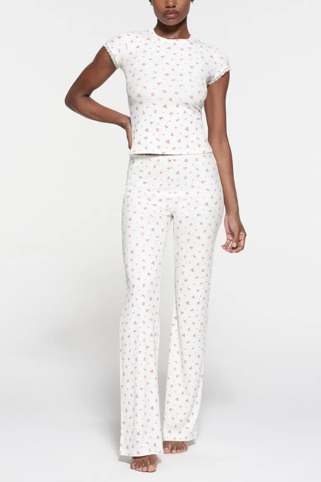 Soft Lounge Lace Pants Set | Dress In Beauty