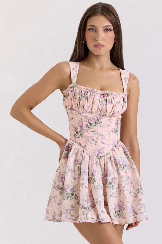 Ophelia Ribbon Print Dress | Dress In Beauty