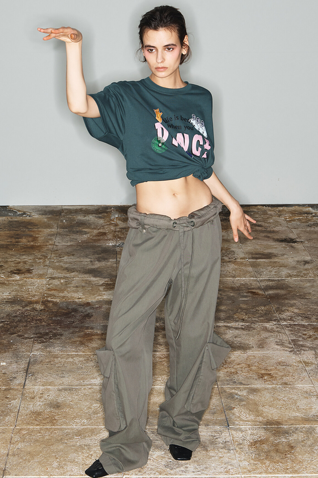 OPEN YY Rolled Waist Cargo Pants | Dress In Beauty