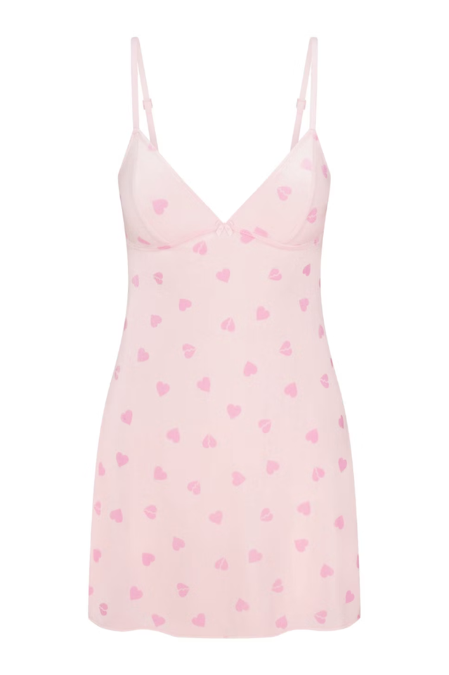 SKIMS Velvet Lace Slip Dress | Dress In Beauty