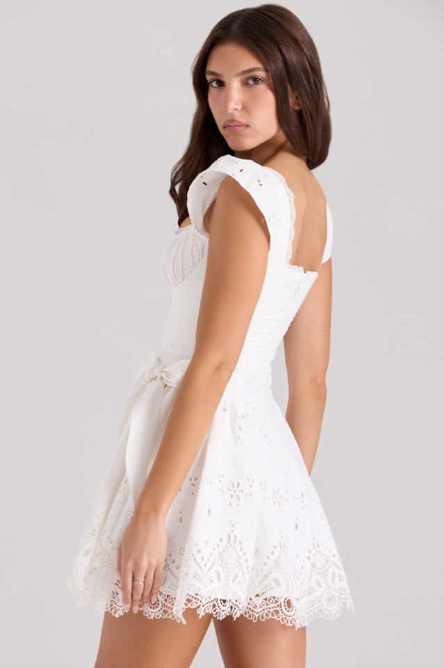 Giglio Broderie Anglais Mini Dress | Dress In Beauty