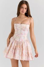 Ysabella Stretch Cotton Mini Sundress - WEUXS
