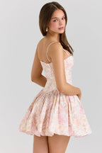Ysabella Stretch Cotton Mini Sundress - WEUXS