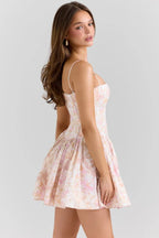 Ysabella Stretch Cotton Mini Sundress - WEUXS