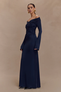 Therese Off Shoulder Ruched Maxi Dress | Dress In Beauty