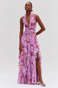 Paloma Ruffled Halter Maxi Dress | Dress In Beauty