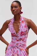 Paloma Ruffled Halter Maxi Dress | Dress In Beauty